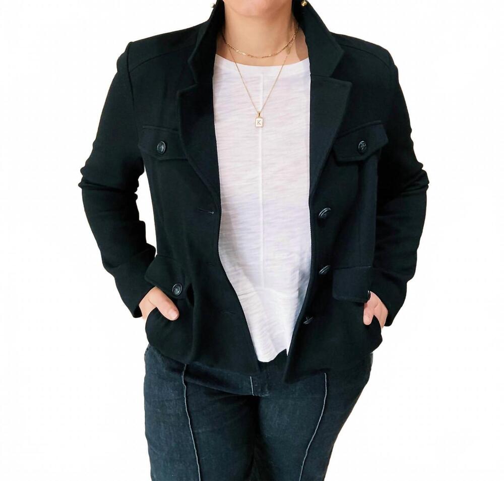 NEW SKIES ARE BLUE eden knit jacket in black